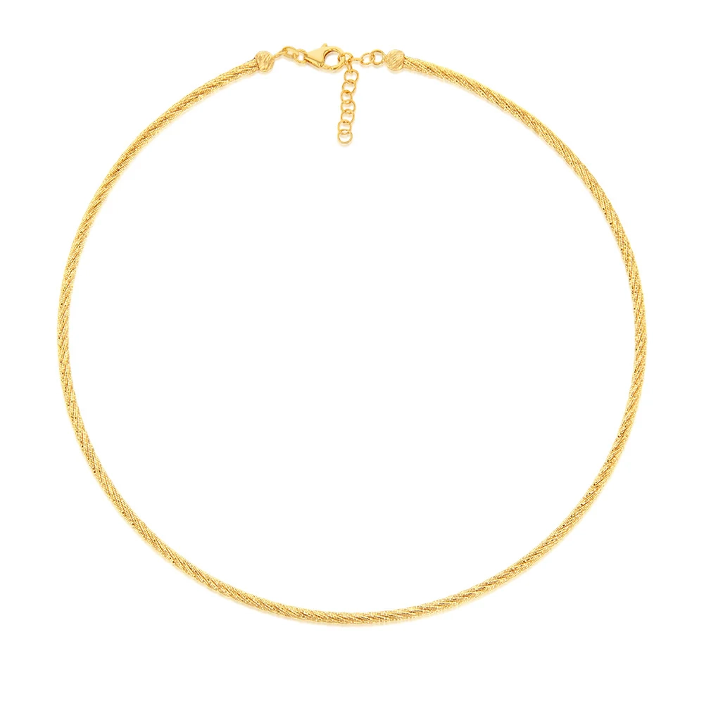 9ct Yellow Gold Omega 45cm Chain – Shiels Jewellers