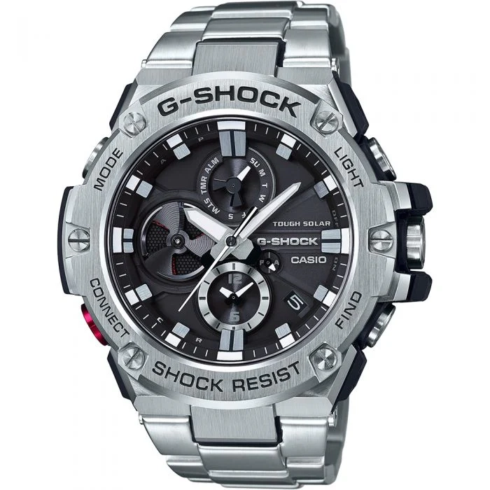 G-Shock Solar GSTB100D-1A9 G-Steel – Shiels Jewellers