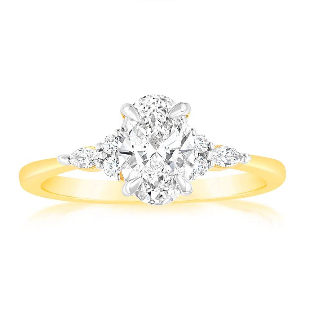 Luminesce Lab Grown 18ct Yellow Gold 1.10 Carat Diamond Solitaire Ring – Shiels Jewellers