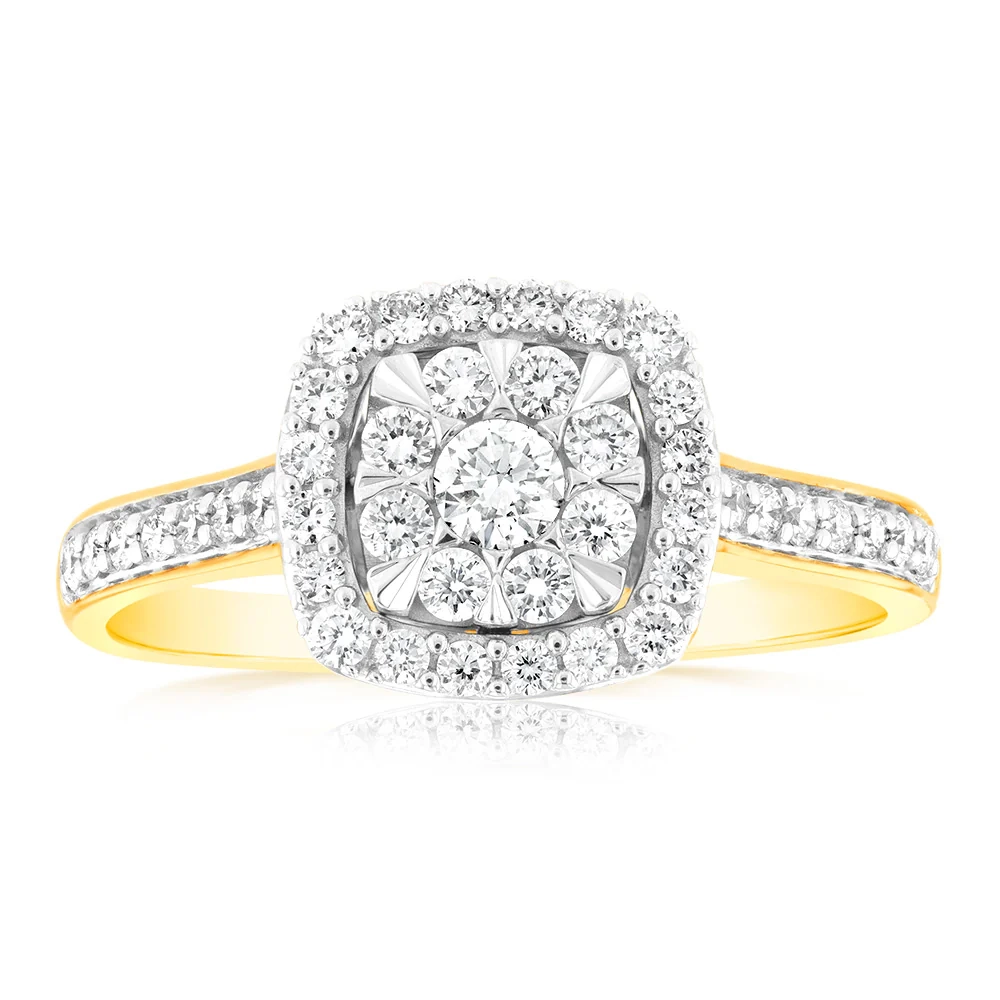 Luminesce Lab Grown 9ct Yellow Gold 1/2 Carat Diamond Ring – Shiels Jewellers