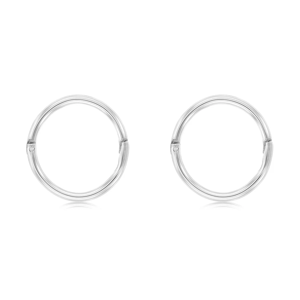 Sterling Silver Plain 11mm Sleeper Earrings – Shiels Jewellers