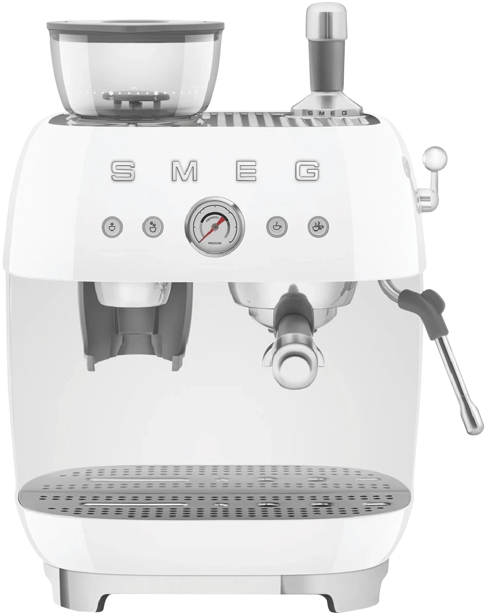 Smeg 50s Style Espresso Machine White