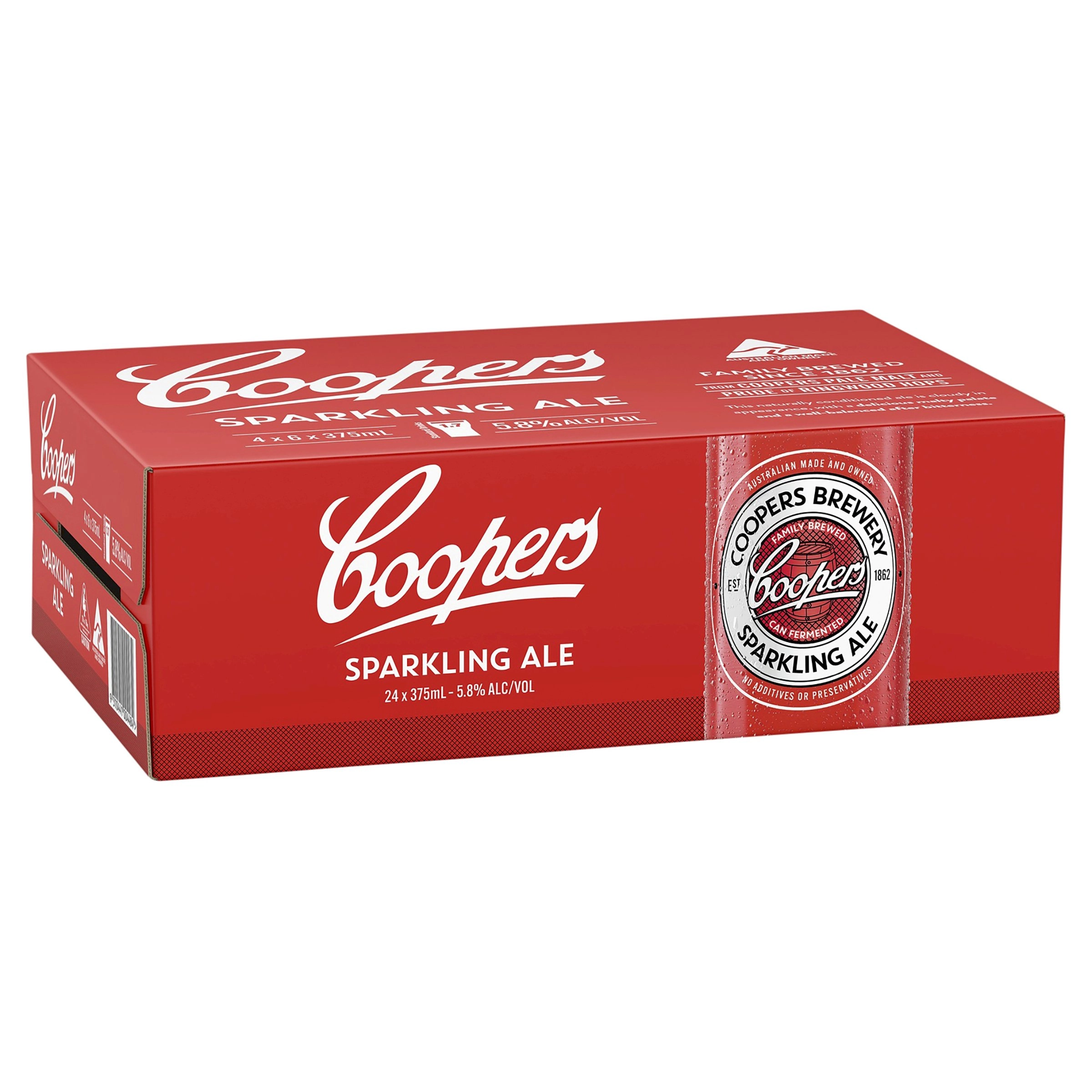 Coopers Sparkling Ale Cans 24x375ml