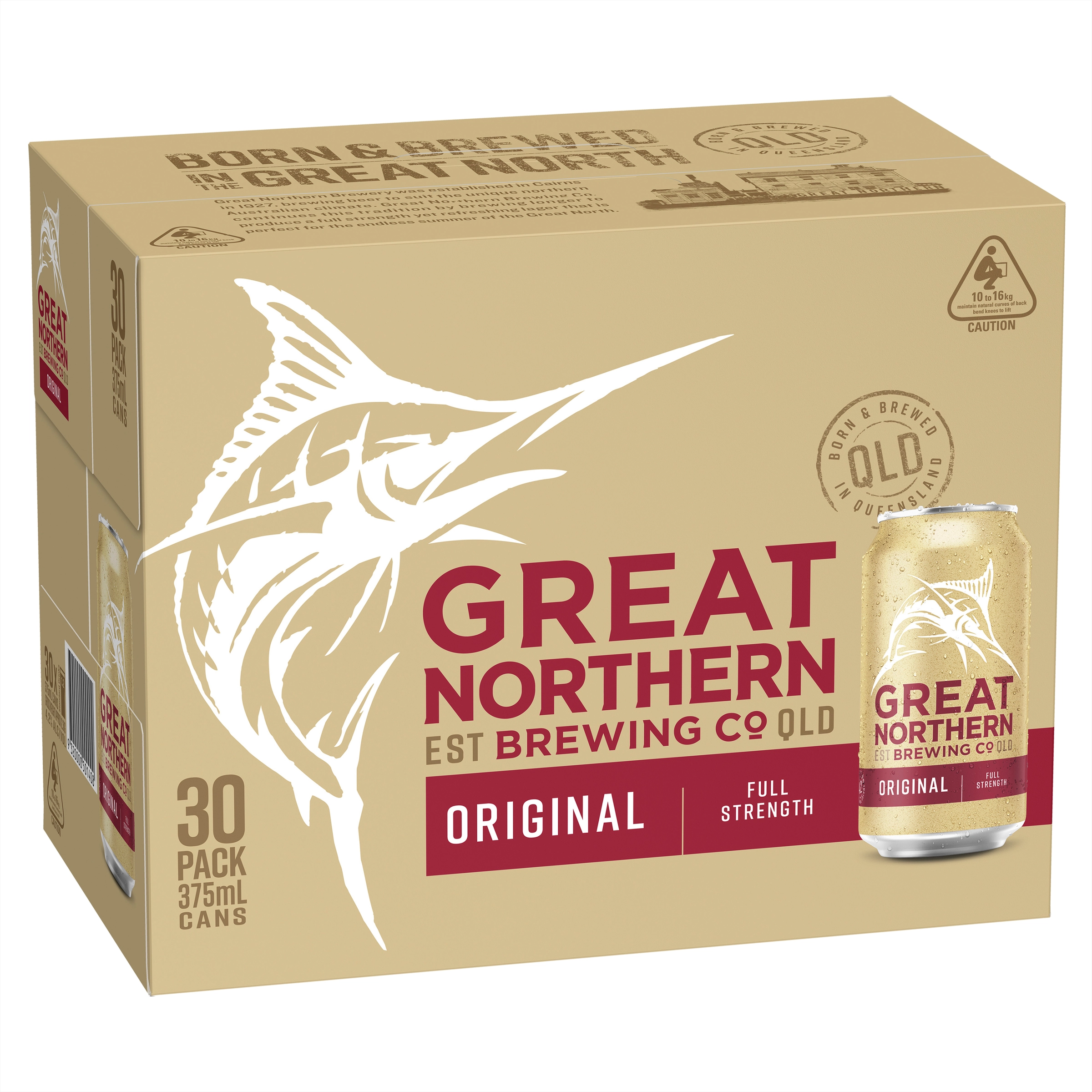 Great Northern Original Lager Block Cans 30x375ml