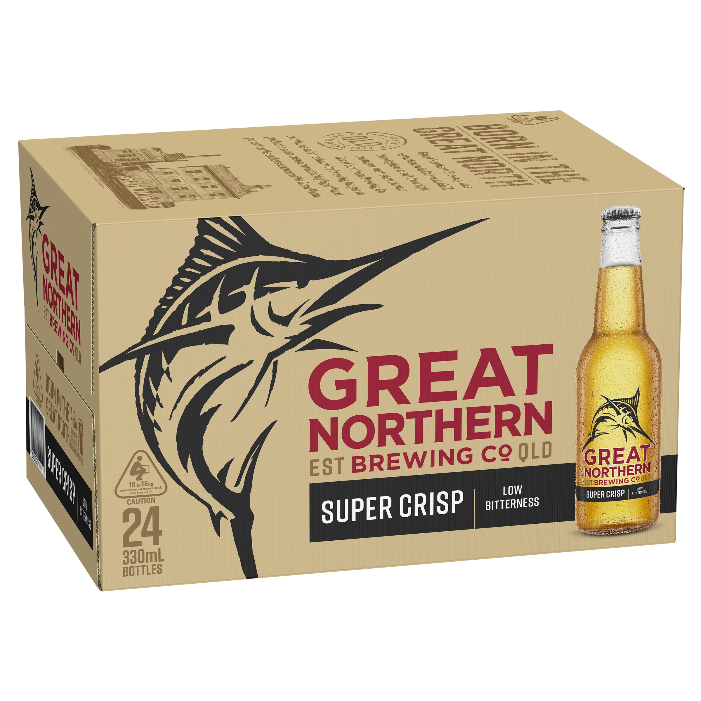 Great Northern Super Crisp Lager Bottles 24x330ml