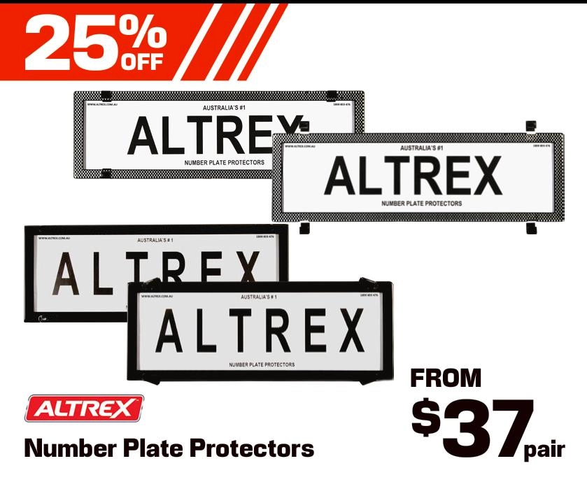 Altrex Number Plate Protectors