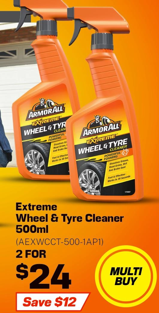 Armor All Wheel Cleaner 500ml - AEXWCCT-500-1AP1