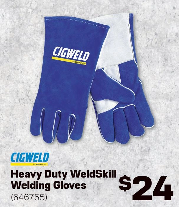 Cigweld Heavy Duty WeldSkill Welding Gloves - 646755