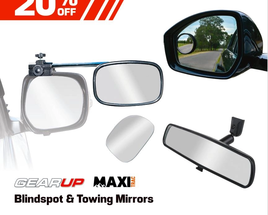 Gear Up & MaxiTrac Blindspot & Towing Mirrors