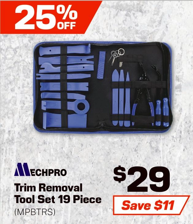 Mechpro 19 Piece Trim Removal Tool Set - MPBTRS