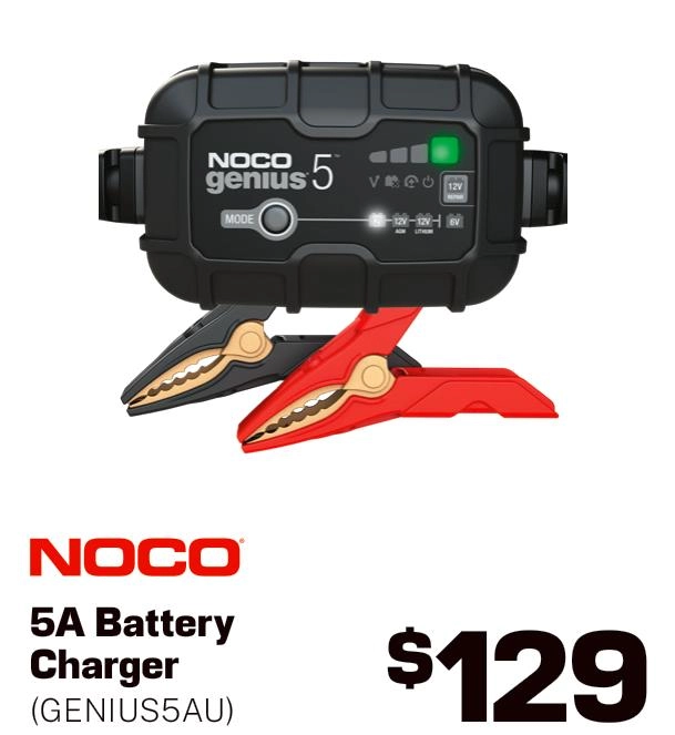 NOCO Genius 6/12V 5A Battery Charger - GENIUS5AU