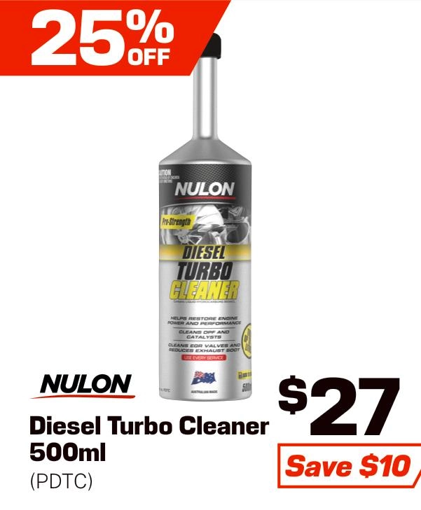 Nulon Pro-Strength Diesel Turbo Cleaner 500ml - PDTC