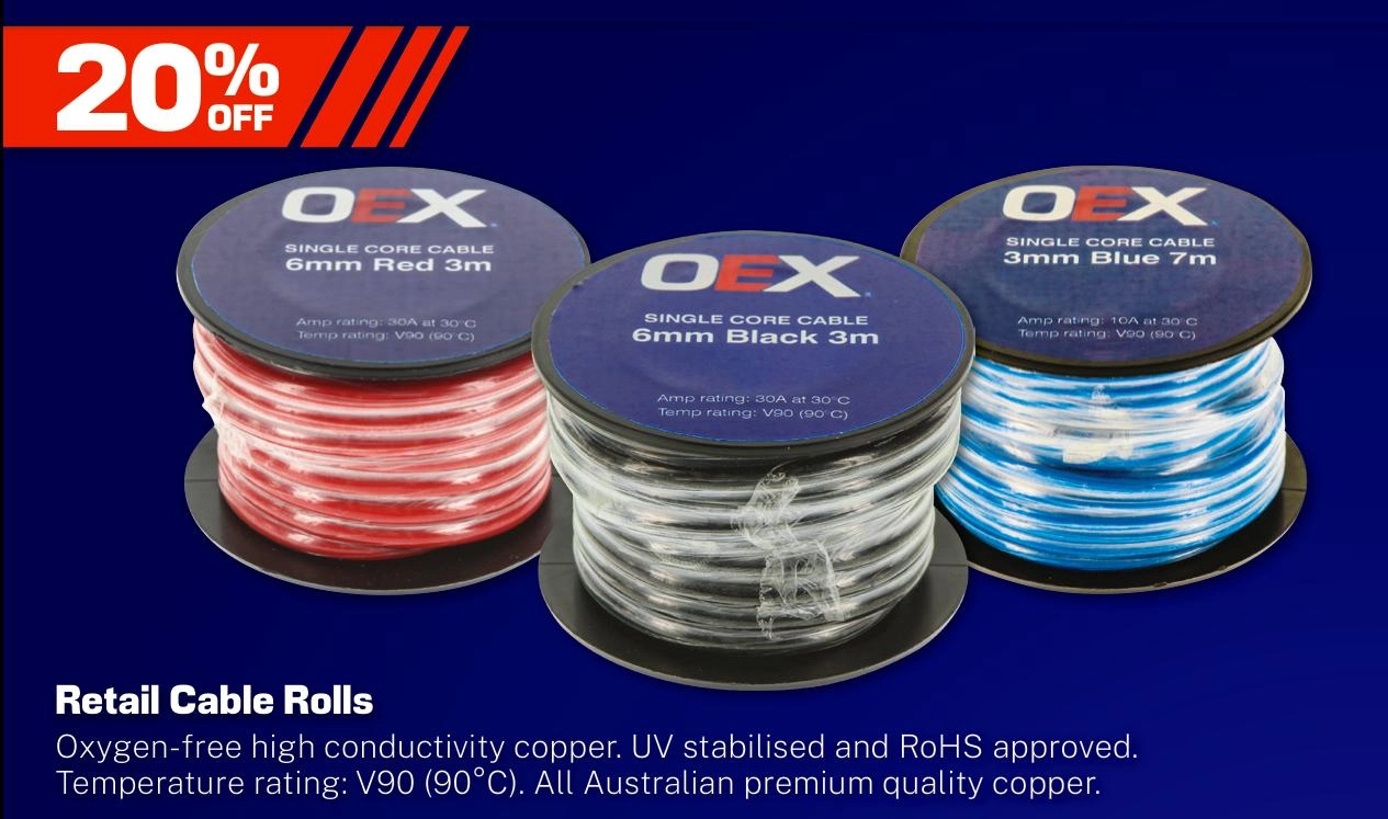 OEX Retail Cable Rolls