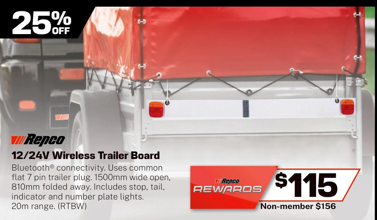 Repco 12/24V Wireless Trailer Board