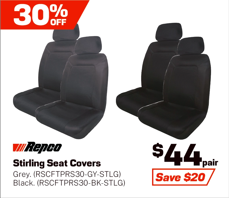 Repco Stirling Seat Covers