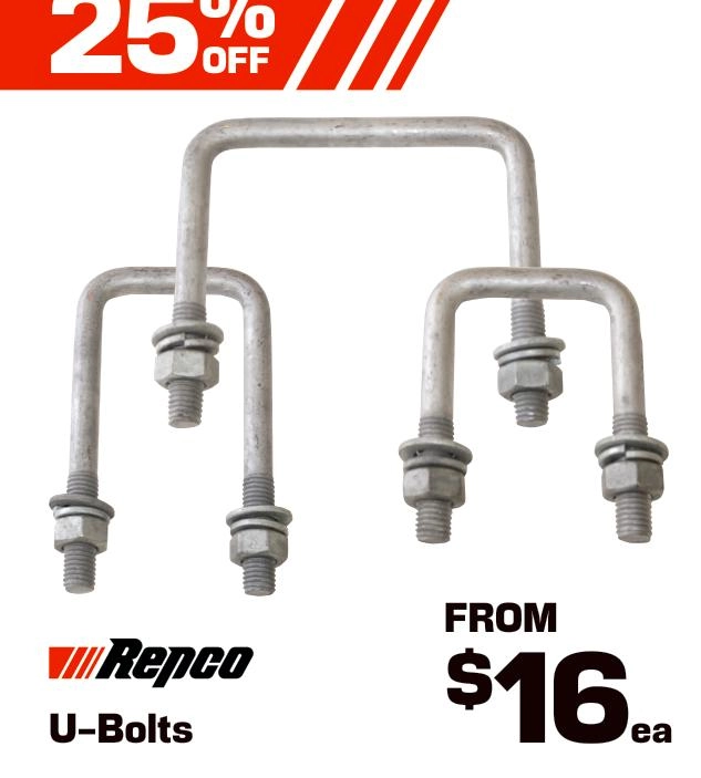 Repco U-Bolts