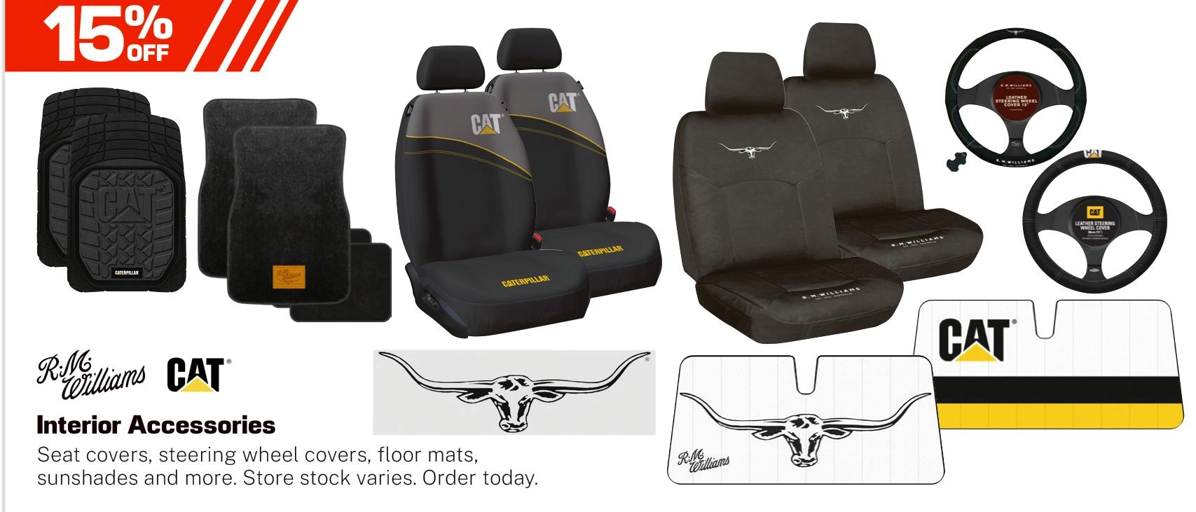 RM Williams & Caterpillar Interior Accessories