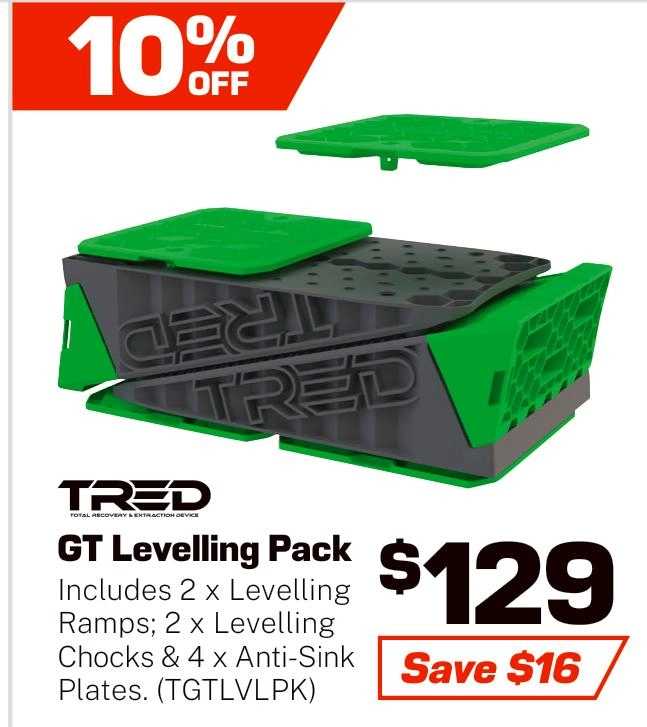 Tred GT Levelling Pack - TGTLVLPK