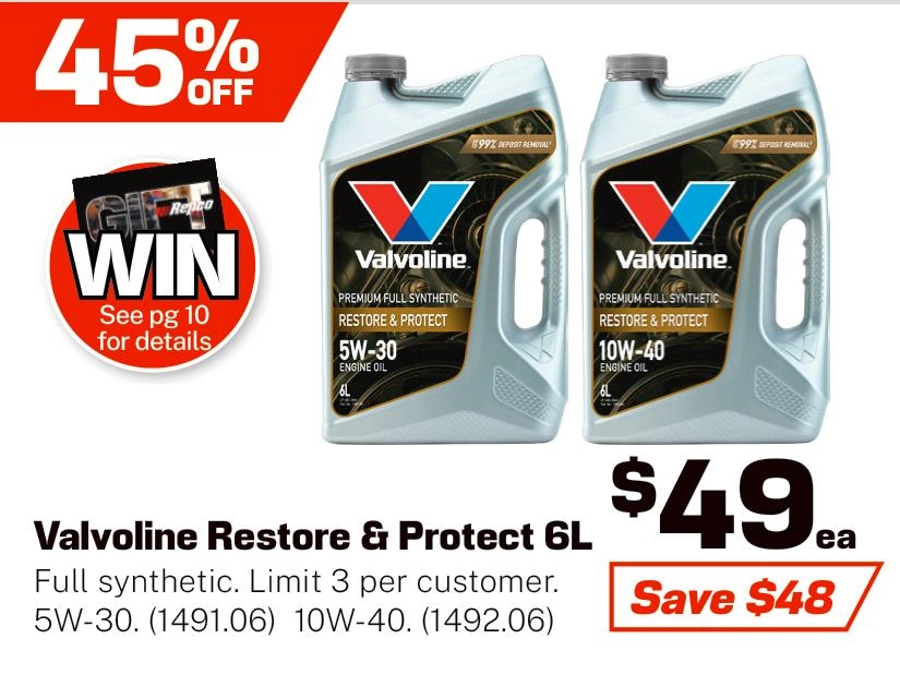 Valvoline Restore & Protect 6L