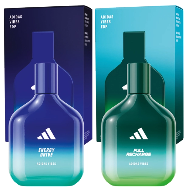 Adidas Vibes Energy Drive or Full Recharge 100ml edp