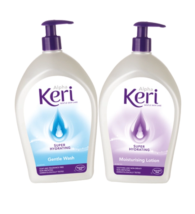 Alpha Keri Super Hydrating Gentle Wash or Moisturising Lotion 1L