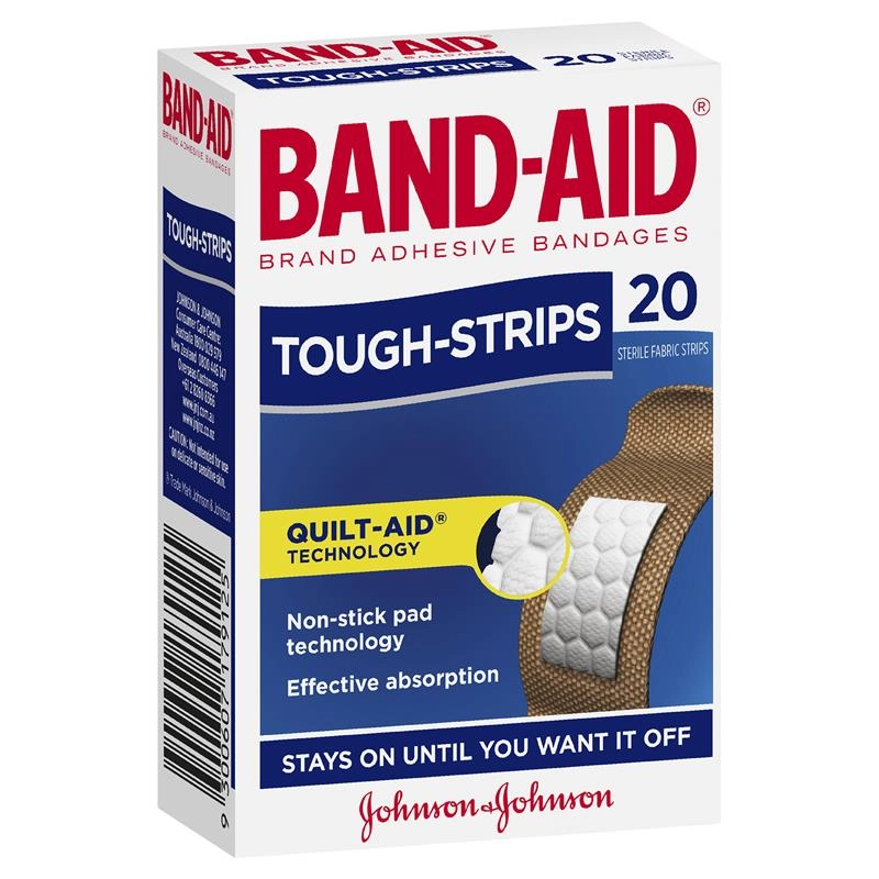 Band-Aid Tough-Strips Regular 20 Pack