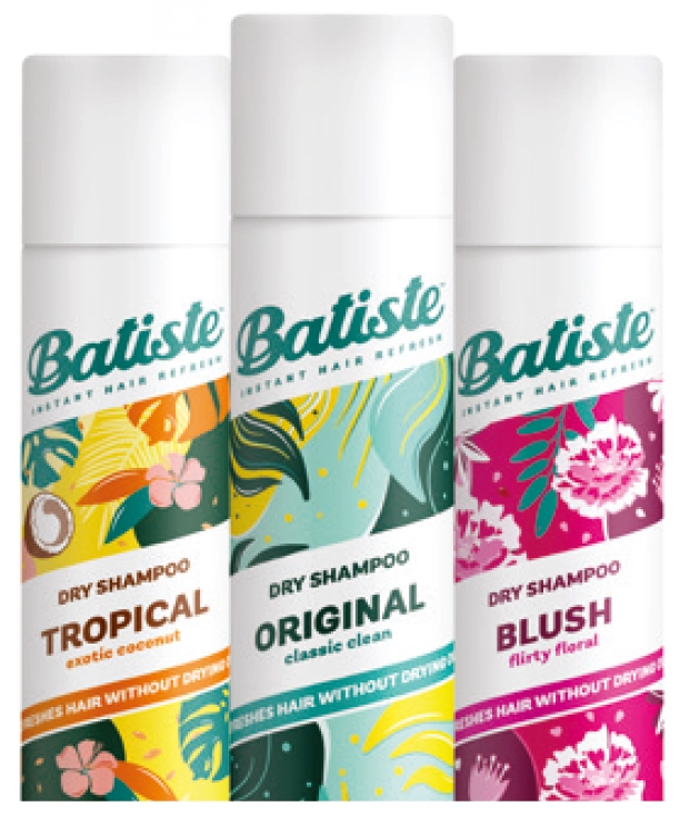 Batiste 200ml Dry Shampoo Range