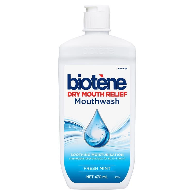 Biotène Dry Mouth Relief Mouthwash Fresh Mint 470ml