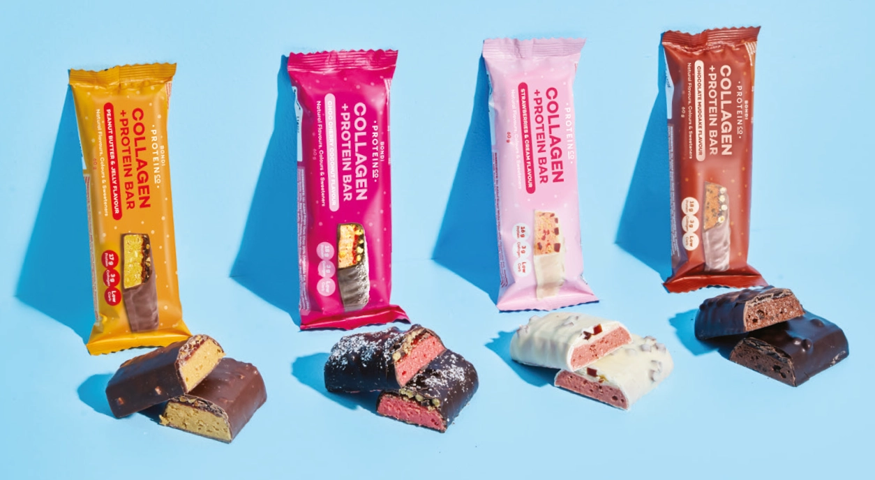 Bondi Protein Co. Collagen + Protein Bar Range