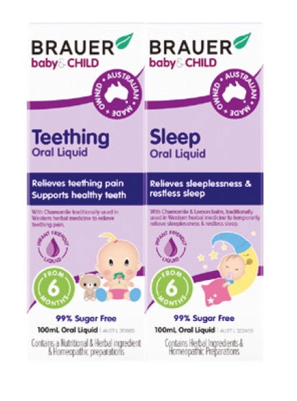 Brauer Baby & Child Teething or Sleep 100ml