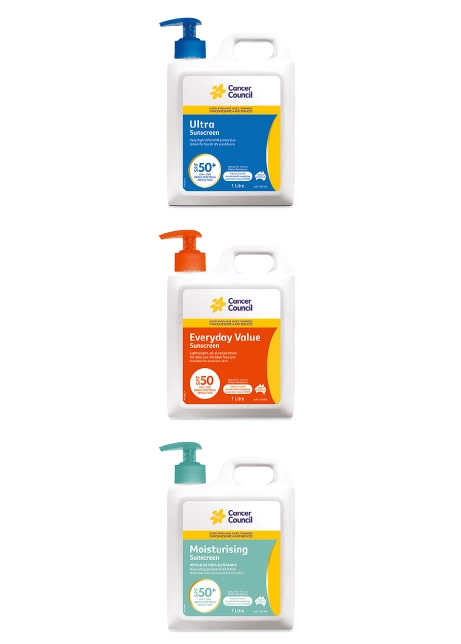 Cancer Council SPF 50+ 1 Litre Range