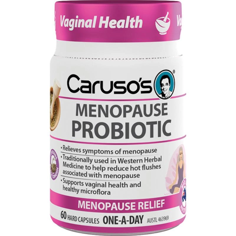 Caruso’s Menopause Probiotic 60 Hard Capsules