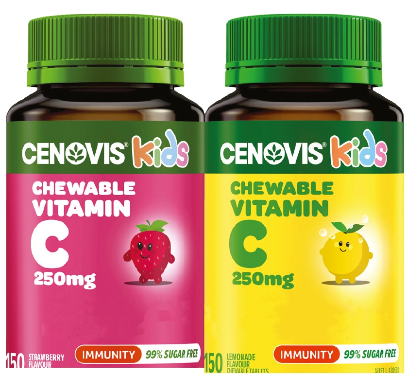 Cenovis Kids Chewable Vitamin C 250mg 150 Tablets