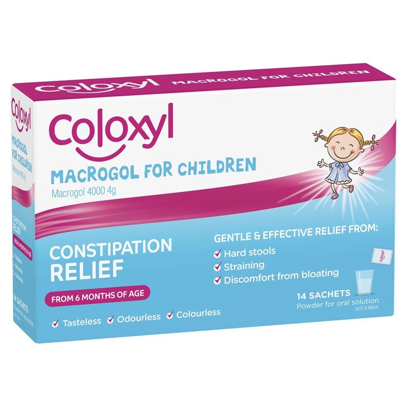 Coloxyl Macrogol for Children 14 Sachets