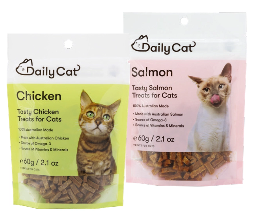 Daily Cat Chicken or Salmon 60g