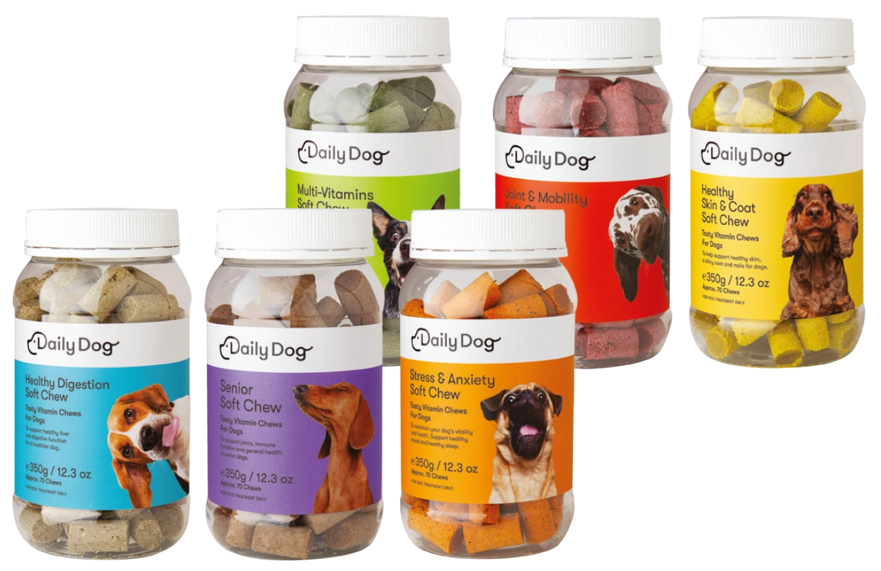 Daily Dog Soft Chew Range