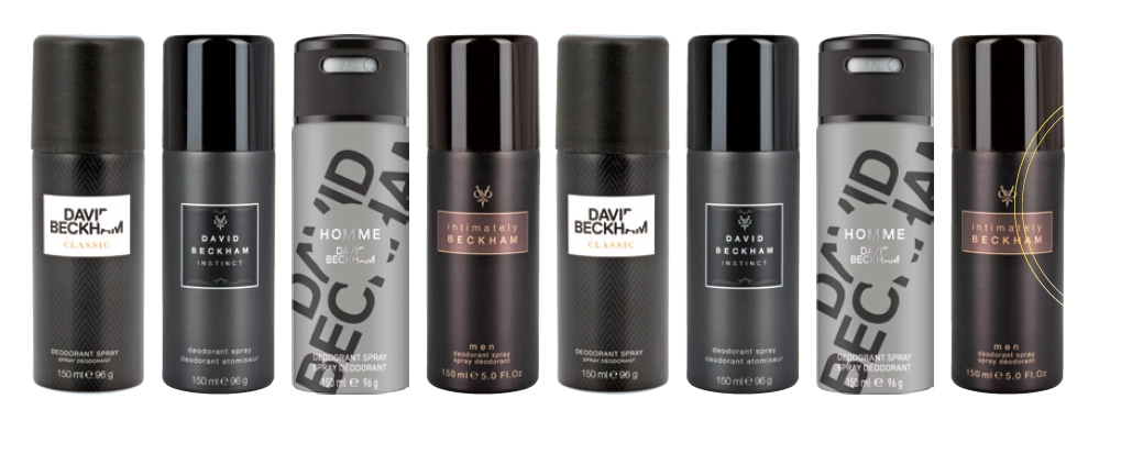 David Beckham Body Spray 150ml Assorted Variants