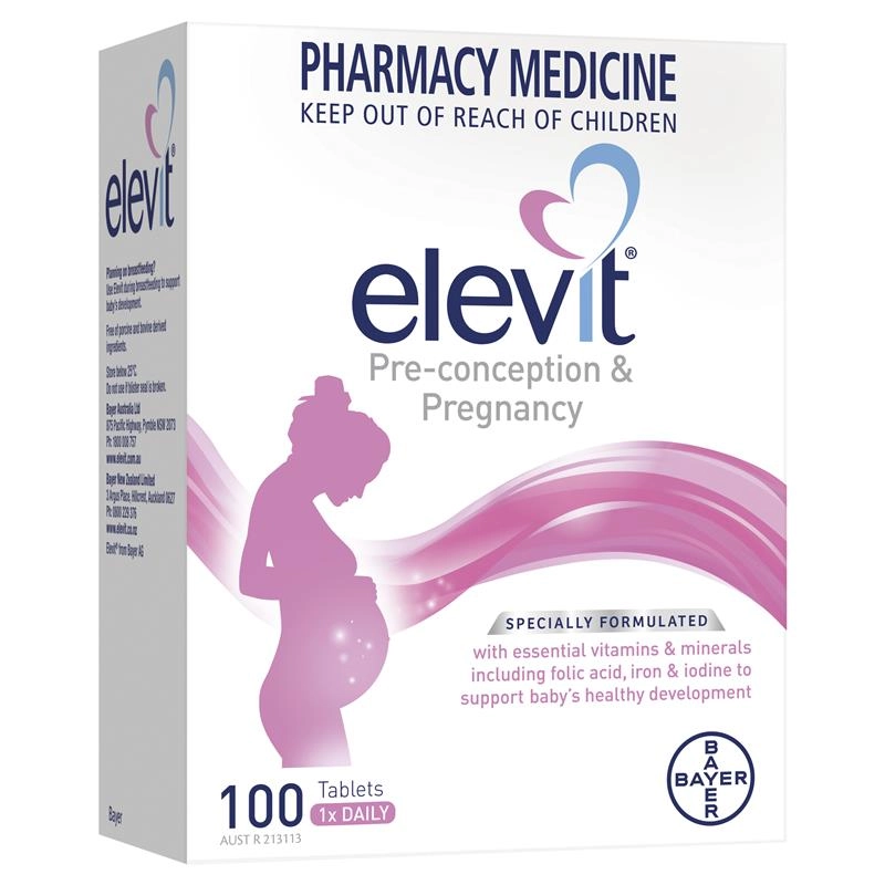 Elevit Pre-conception & Pregnancy 100 Tablets