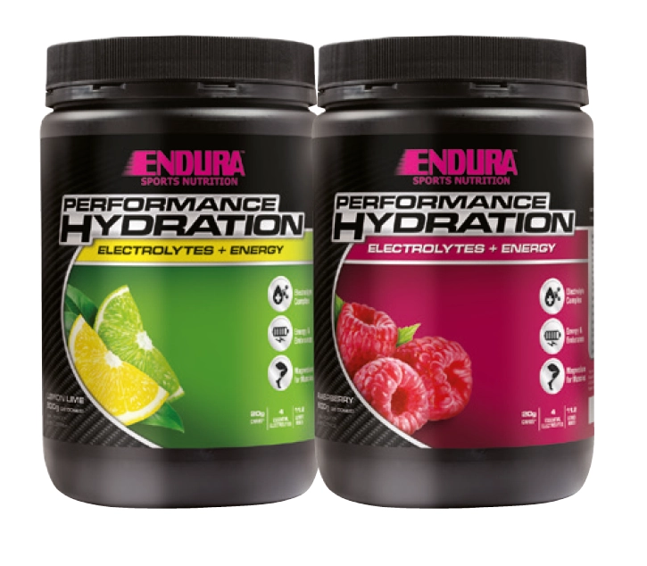 Endura Performance Hydration Lemon Lime or Raspberry 800g