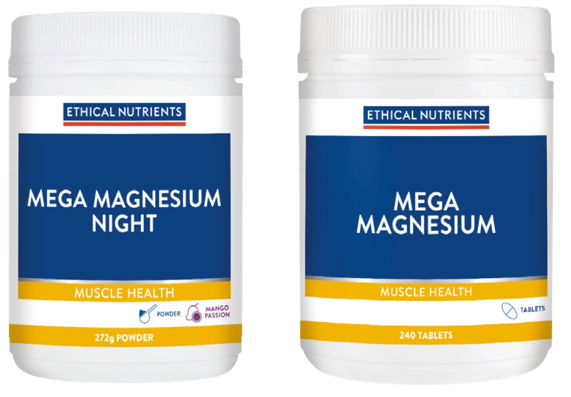 Ethical Nutrients Mega Magnesium Night 272g or 240 Tablets