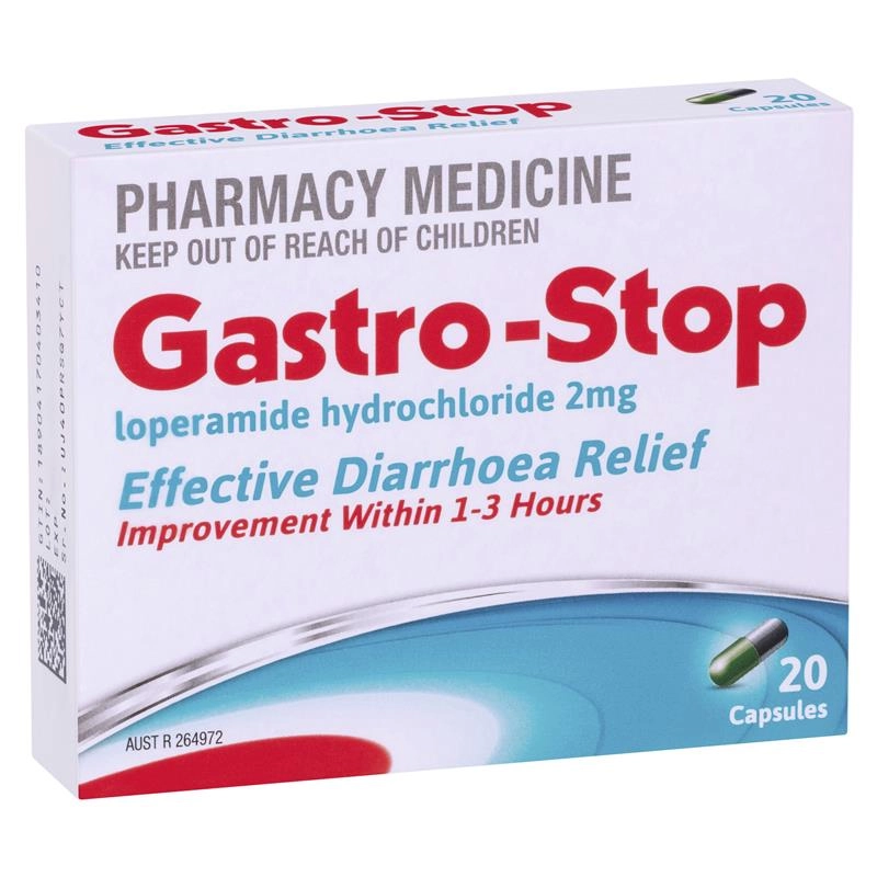 Gastro-Stop Loperamide 20 Capsules