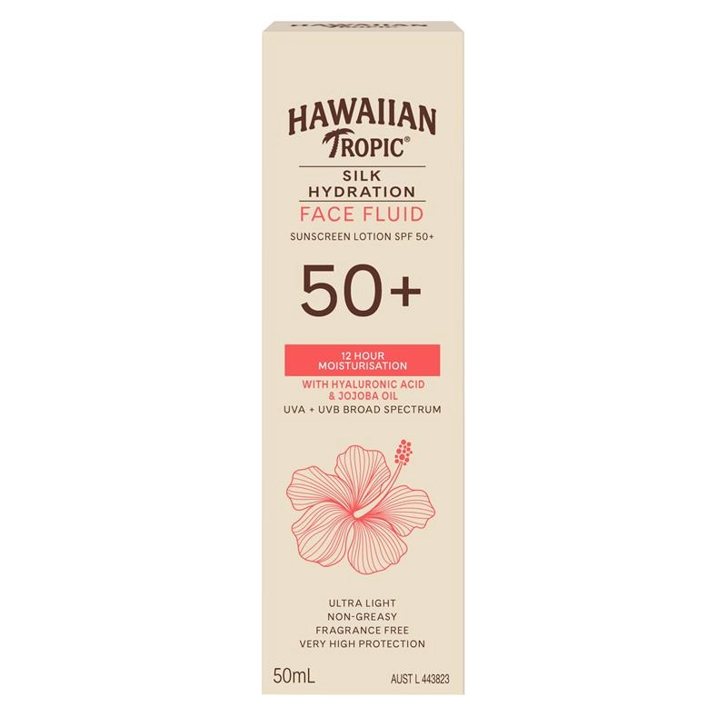 Hawaiian Tropic Silk Hydration Face Fluid 50ml