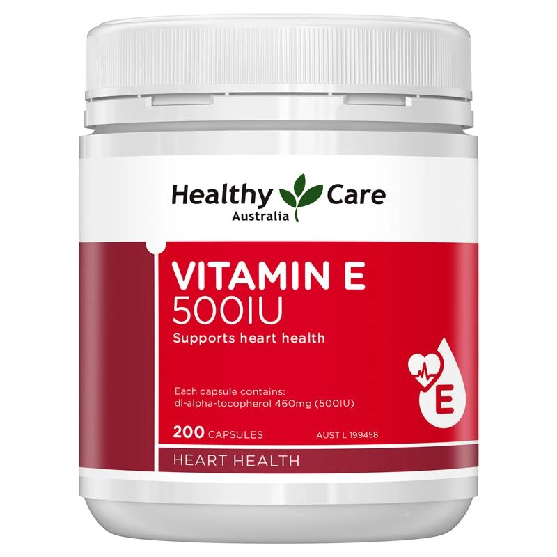 Healthy Care Vitamin E 500IU 200 Soft Capsules