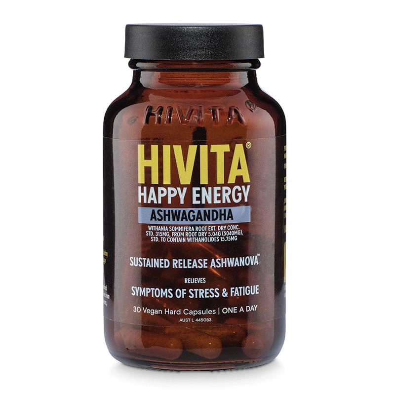 HIVITA Happy Energy Ashwagandha 30 Hard Capsules