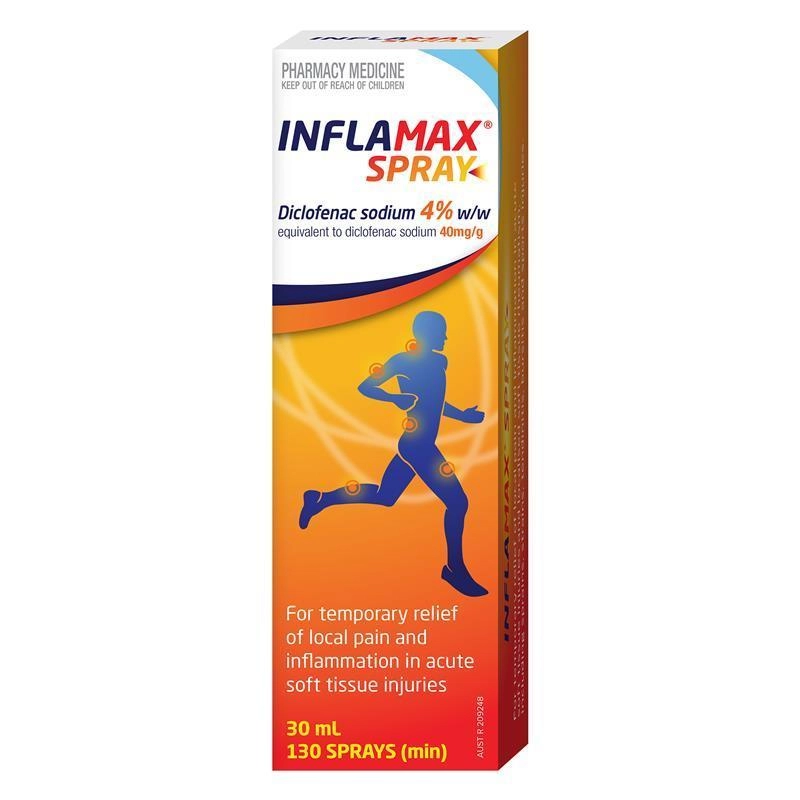 Inflamax Spray Diclofenac 4% 30ml