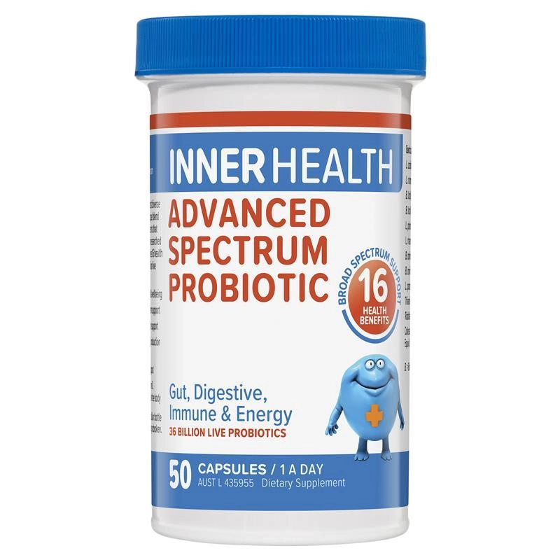 Inner Health Advanced Spectrum Probiotic 50 Capsules