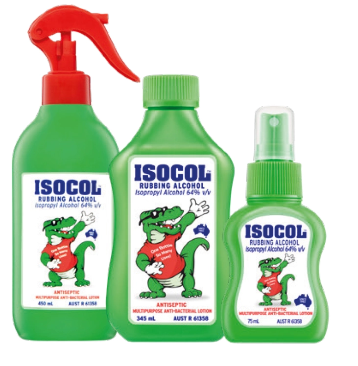 Isocol Rubbing Alcohol Assorted Variants