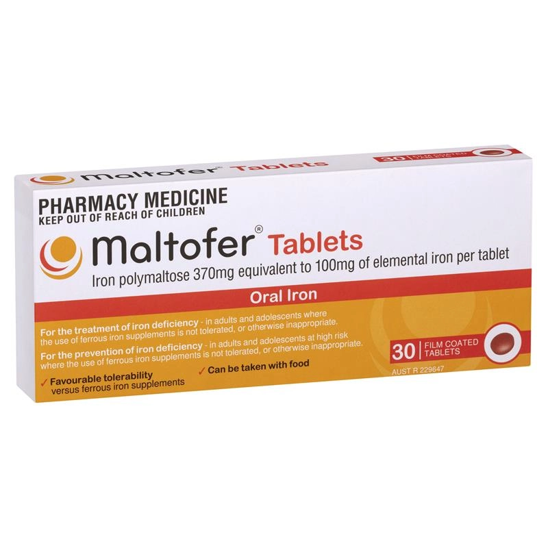 Maltofer 100mg 30 Tablets