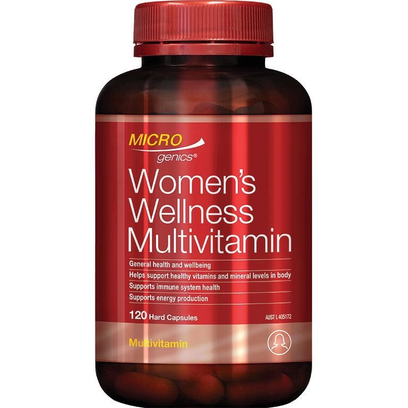 Microgenics Women’s Wellness Multivitamin 120 Hard Capsules