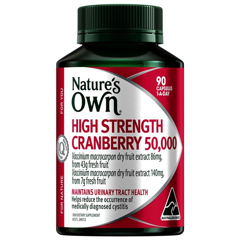 Nature’s Own High Strength Cranberry 50,000 90 Capsules